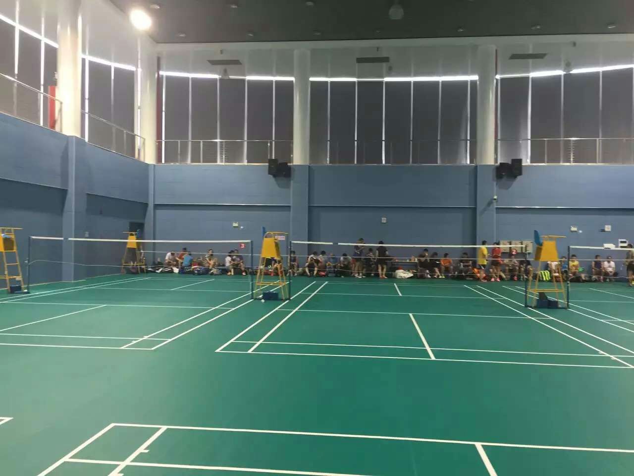 羽毛球場館地膠運動地板PVC地膠 羽毛球場館地膠運動地板PVC地膠