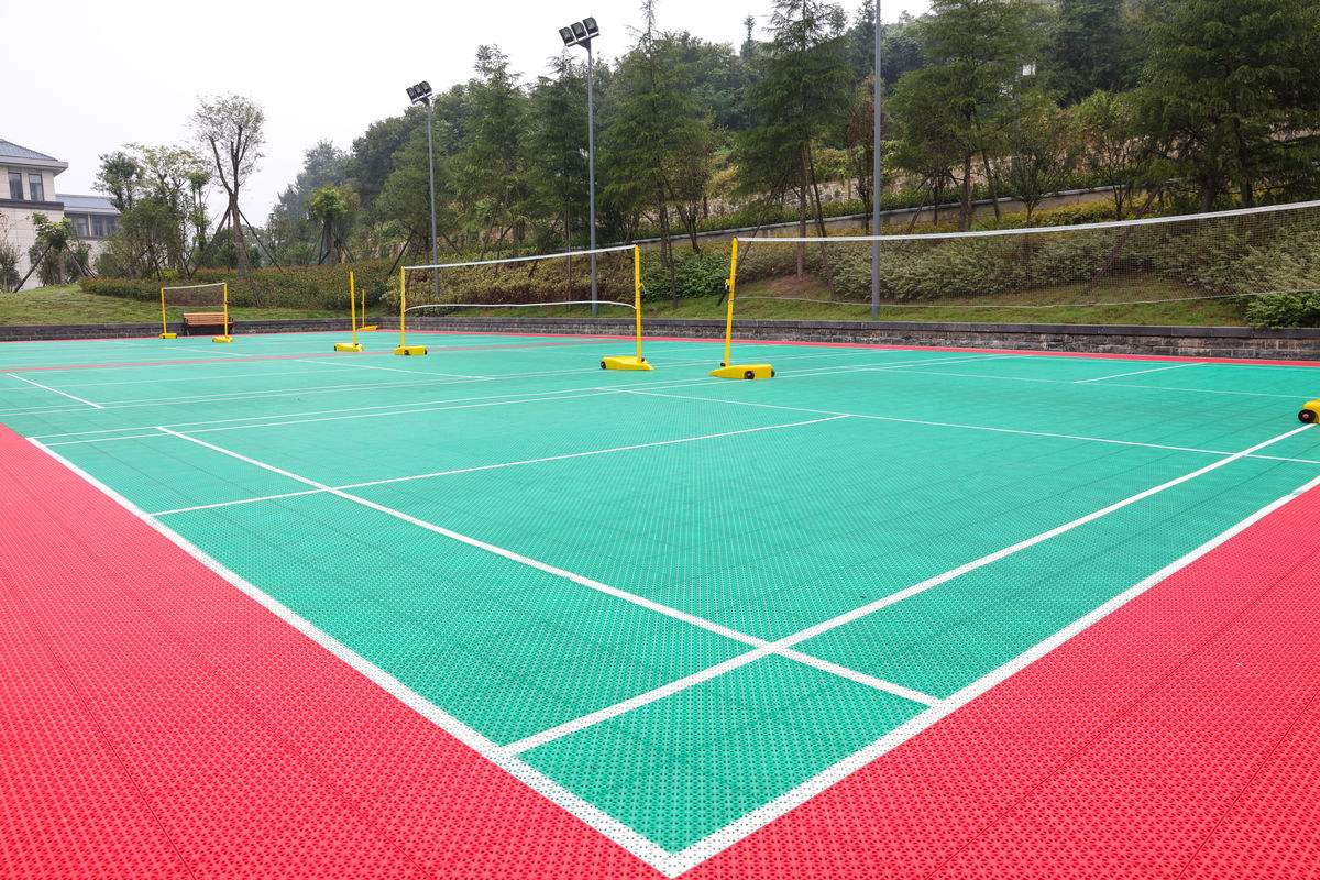 羽毛球場懸浮式拼裝運動地板 羽毛球場懸浮式拼裝運動地板