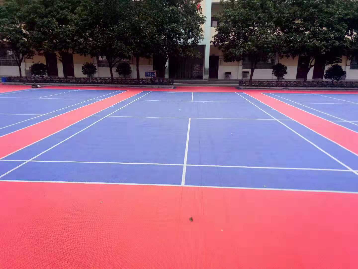羽毛球場懸浮式拼裝運動地板 羽毛球場懸浮式拼裝運動地板